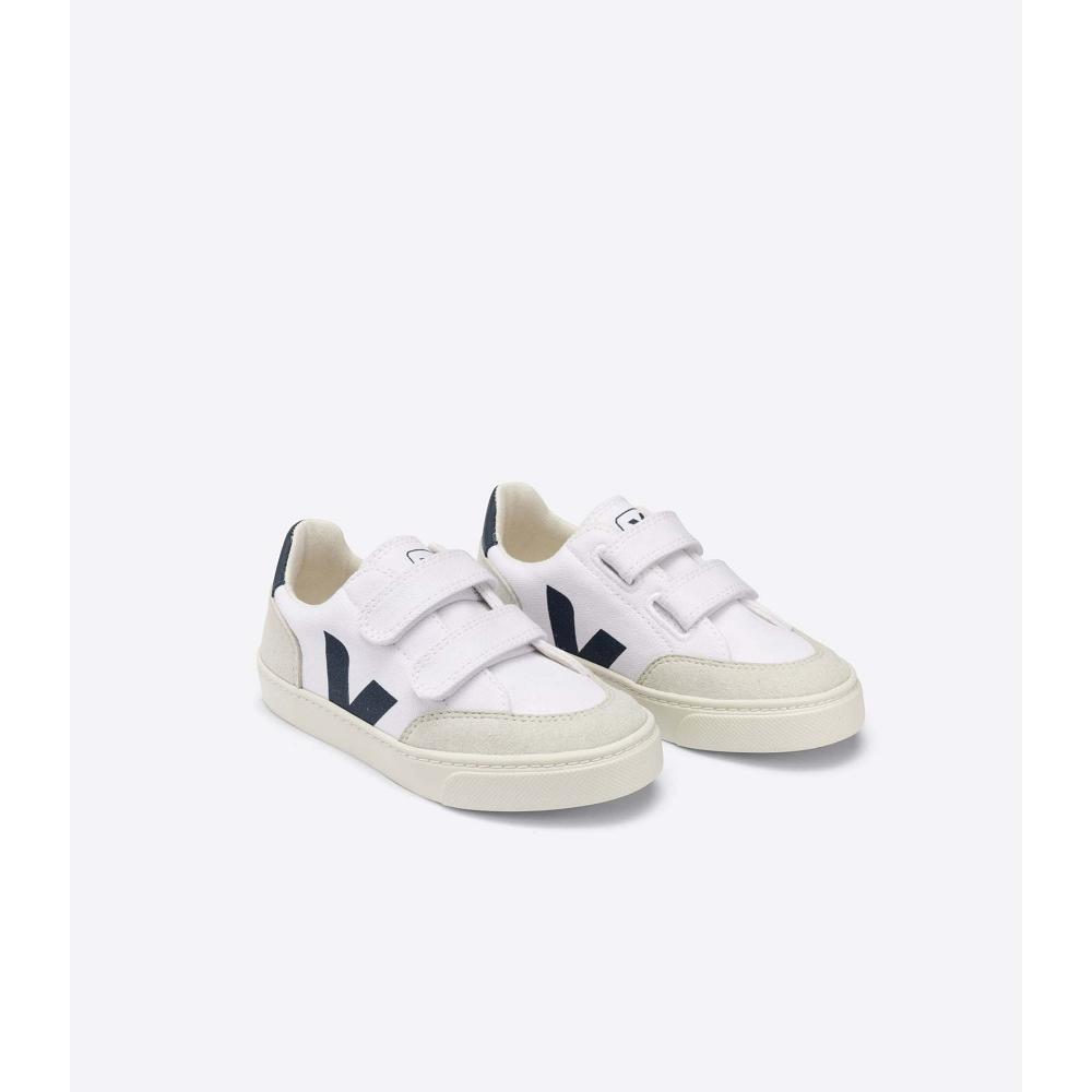 Veja V-12 CANVAS Schoenen Kinderen Wit | BE 806DFM